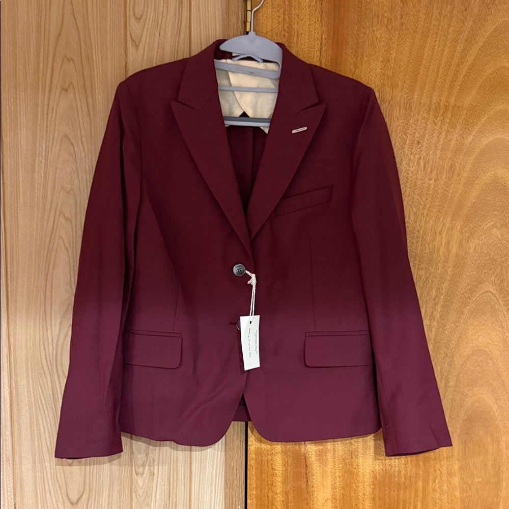 Gant Ladies Burgandy Blazer